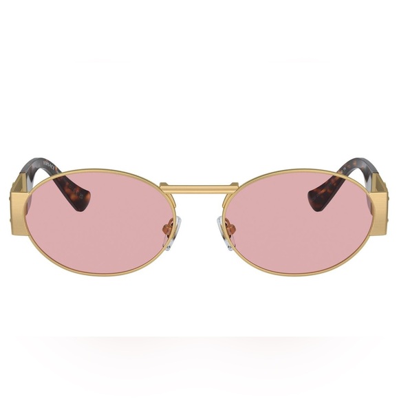 NEW VERSACE VE2264 100284 GOLD SUNGLASSES MOD 2264 1002/84 UNISEX VE2264 1002/84 - Picture 3 of 7